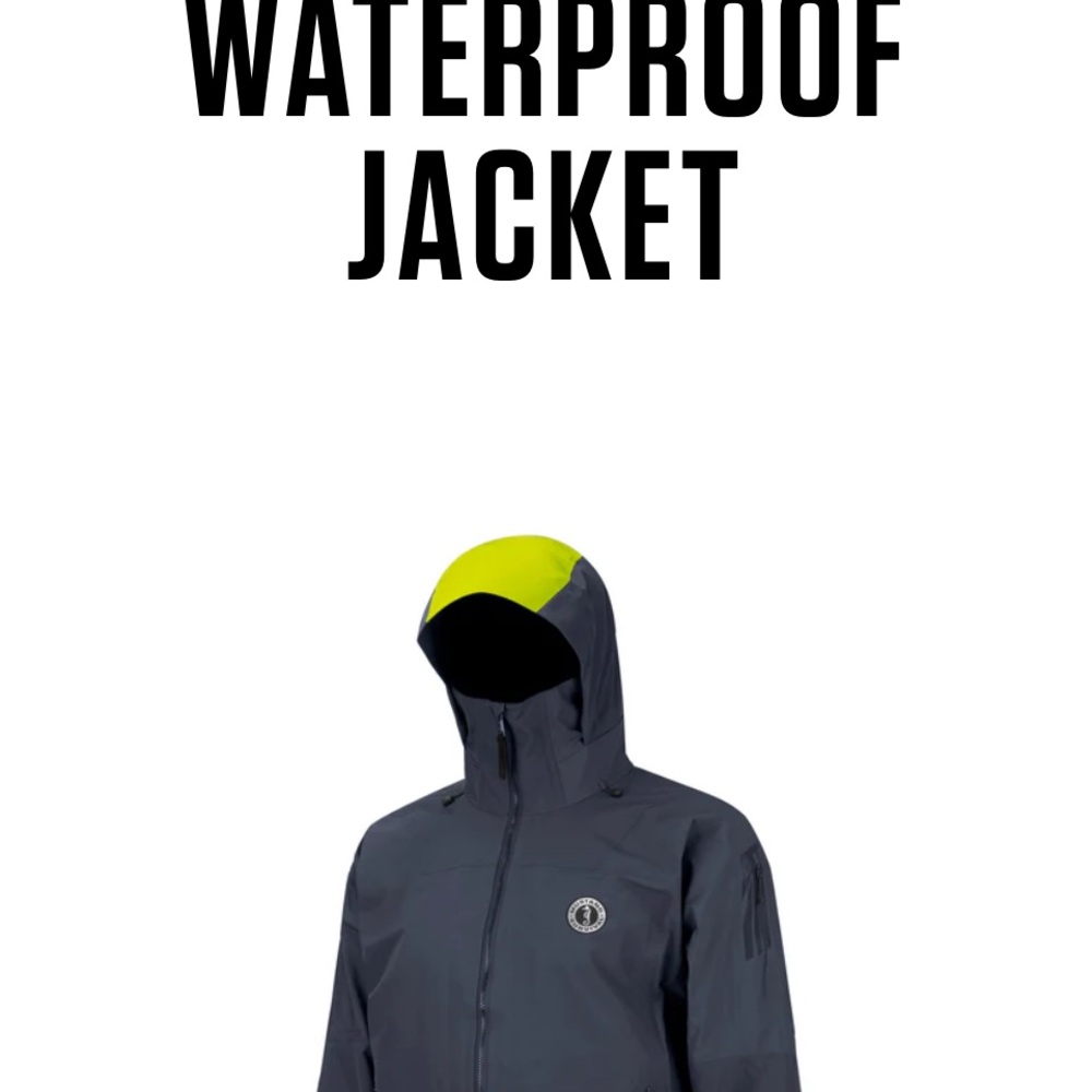 NWT Mustang Survival Waterproof Jacket with Hood